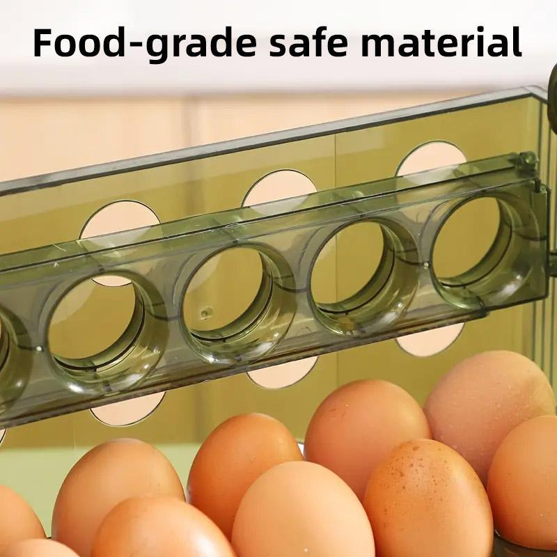 Refrigerator Egg Organizer Side Door Storage Tray Egg Carton Holder Kitchen Box