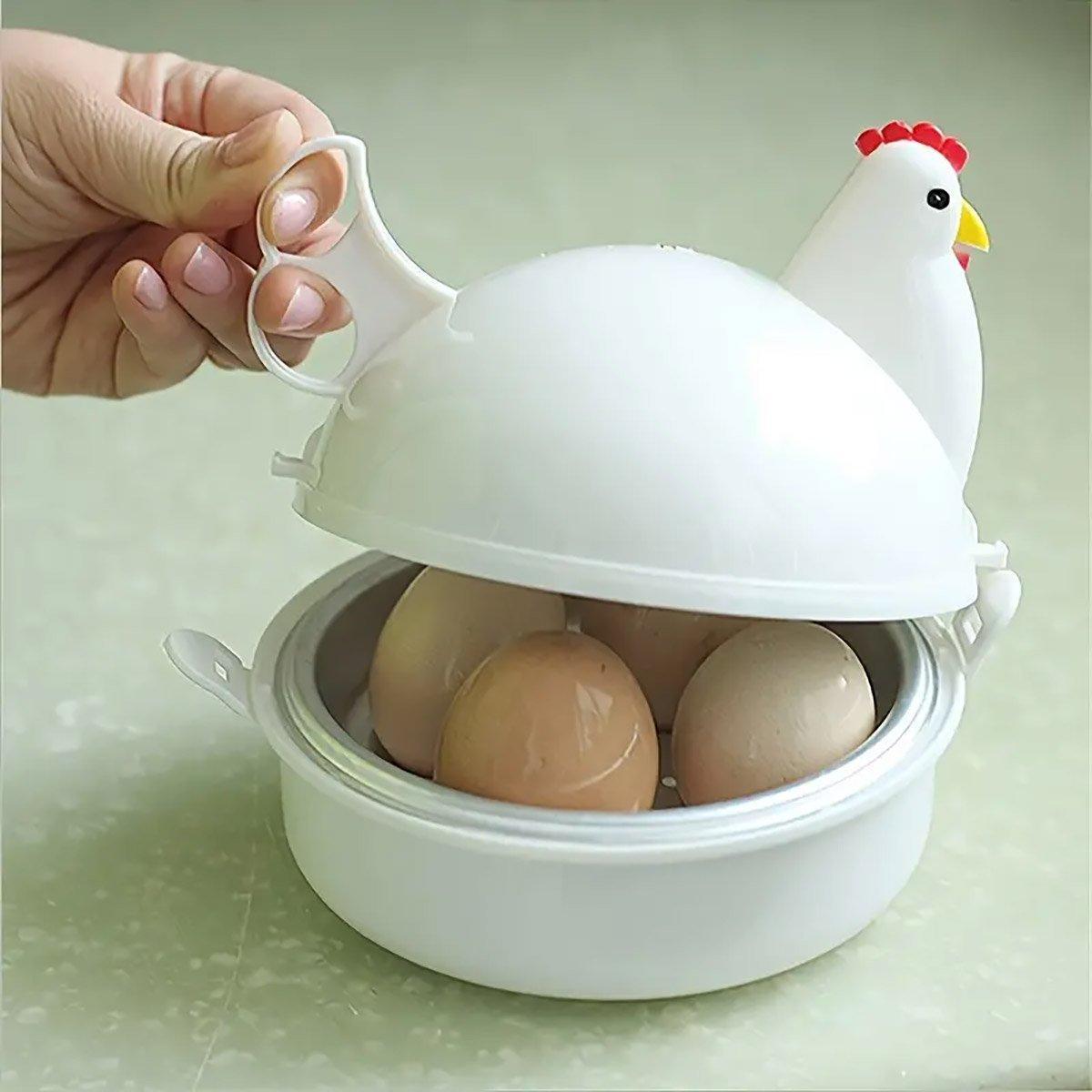 Microwave Oven Egg Steamer Boiled Egg Artifact Boiled Egg Mini Household Special Heating Box