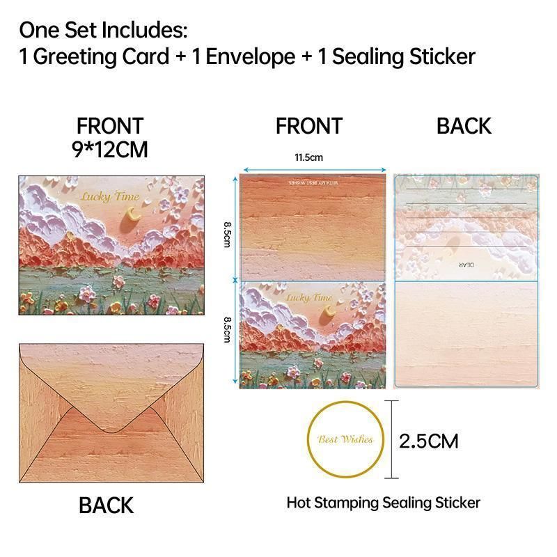 30-Piece Illustrated Message Card Set