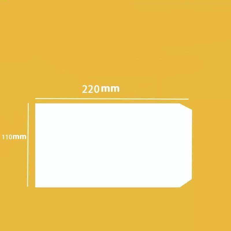 White Business Envelopes 8 Sizes Opaque Mailer with Pre-Printed Postcode - 6N:230*120MM