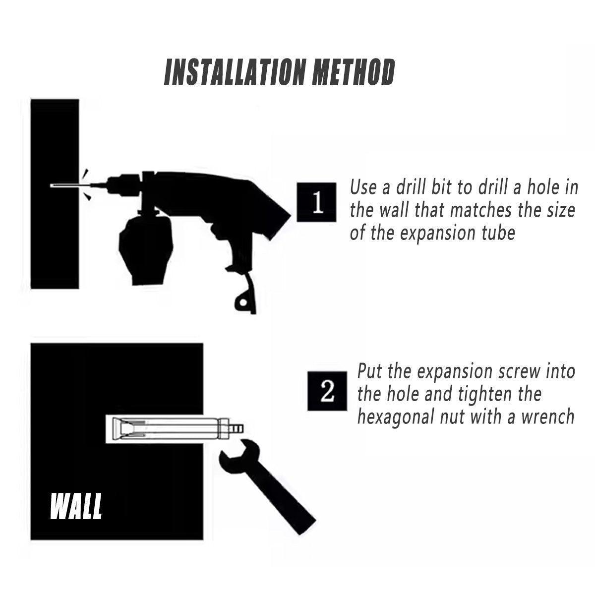 M10 Stainless Steel Hex Head Expansion Anchor Bolts Heavy Duty Screws - M10*100