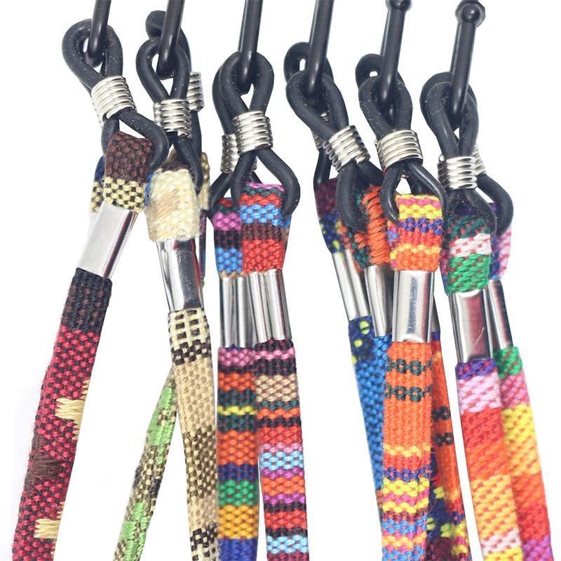 5 PCS Colorful Sunglasses Strap Eyeglass Chain Reading Glasses Holder Neck Cord