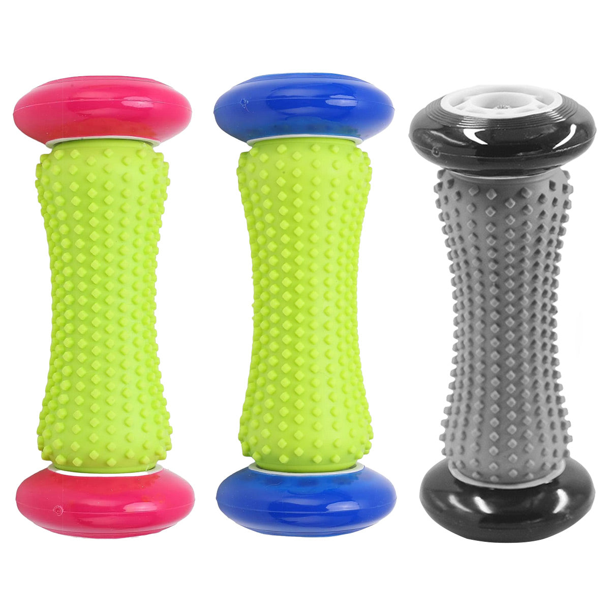 Foot Massage Roller Muscle Relaxation Arch Care Yoga Fitness Tool - Pink