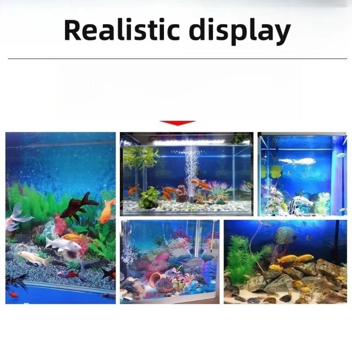 Aquarium Background Fish Tank Wallpaper Double Sided Decoration Sticker Paper - A-50cmx102cm