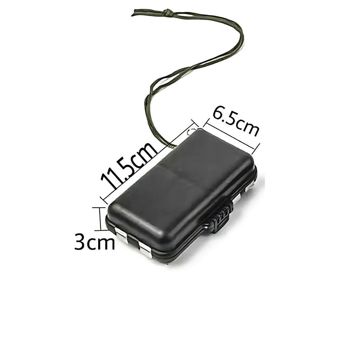 Fishing Accessories Storage Box with Hand Rope Hook Organizer for Fishing Gear - Large