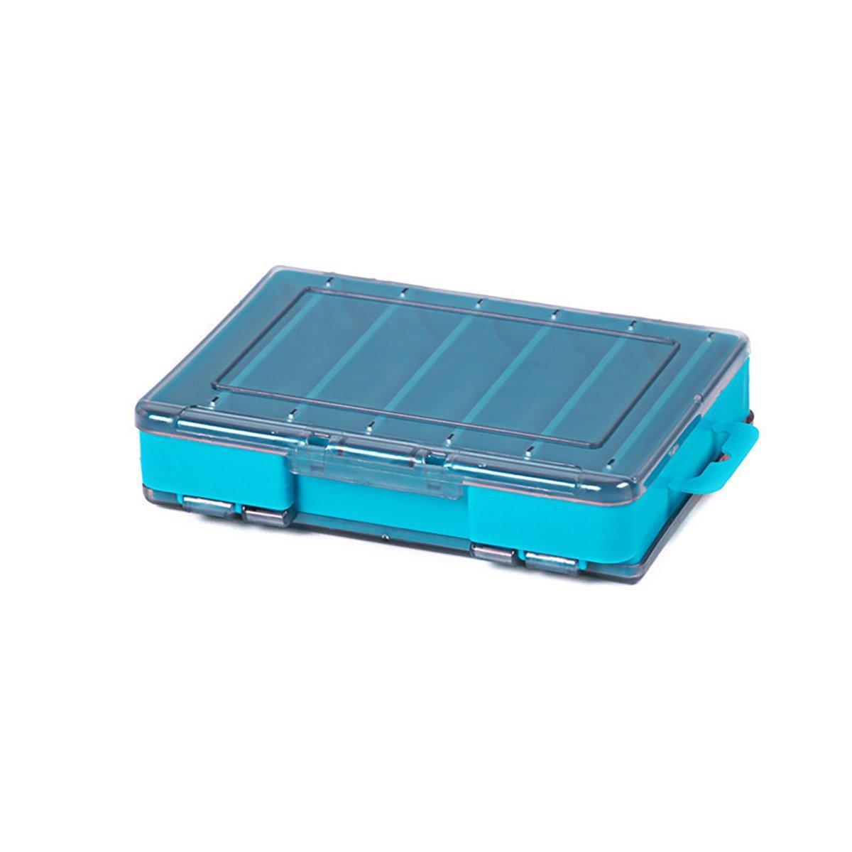 Multifunctional Fishing Bait Storage Box Accessories Gear Organizer Tool Box - Green-S