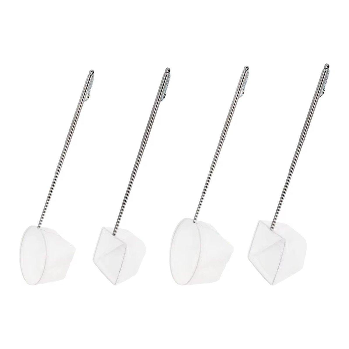 Retractable Fish Net for Fish Tank Pocket Fishing Net with Handle Aquarium Tools - Square-L