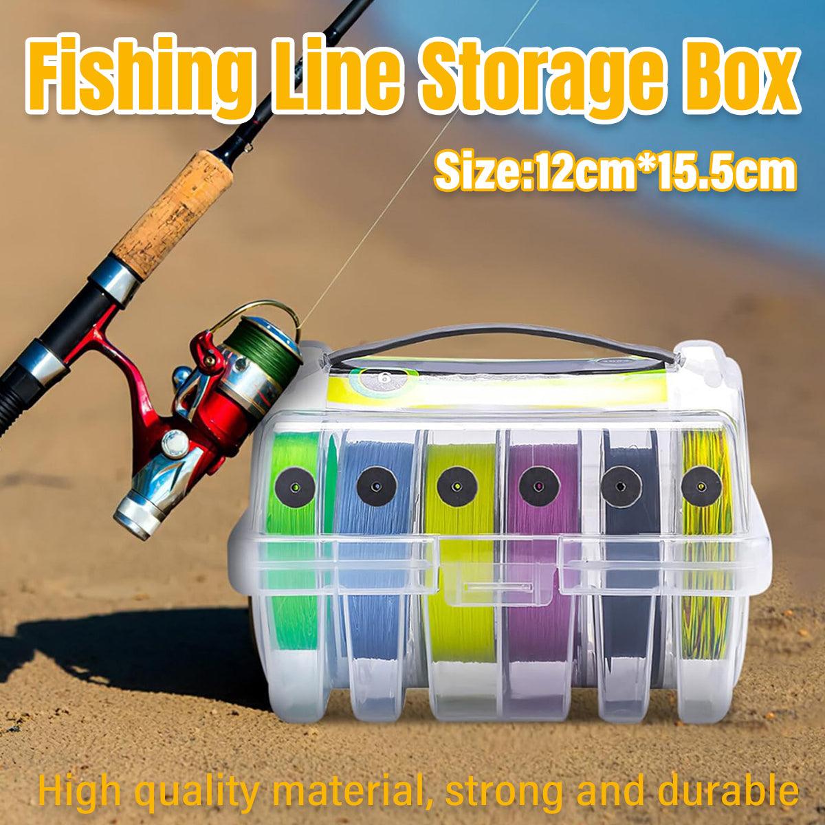 Multifunctional Fishing Line Organizer Storage Box Tackle Management Holder