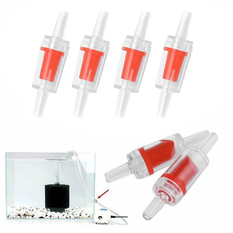 5/10Xcheck Valve Fish Tank Aquarium Air Pump Silicone Non-Return One Way Airline - 5PCS