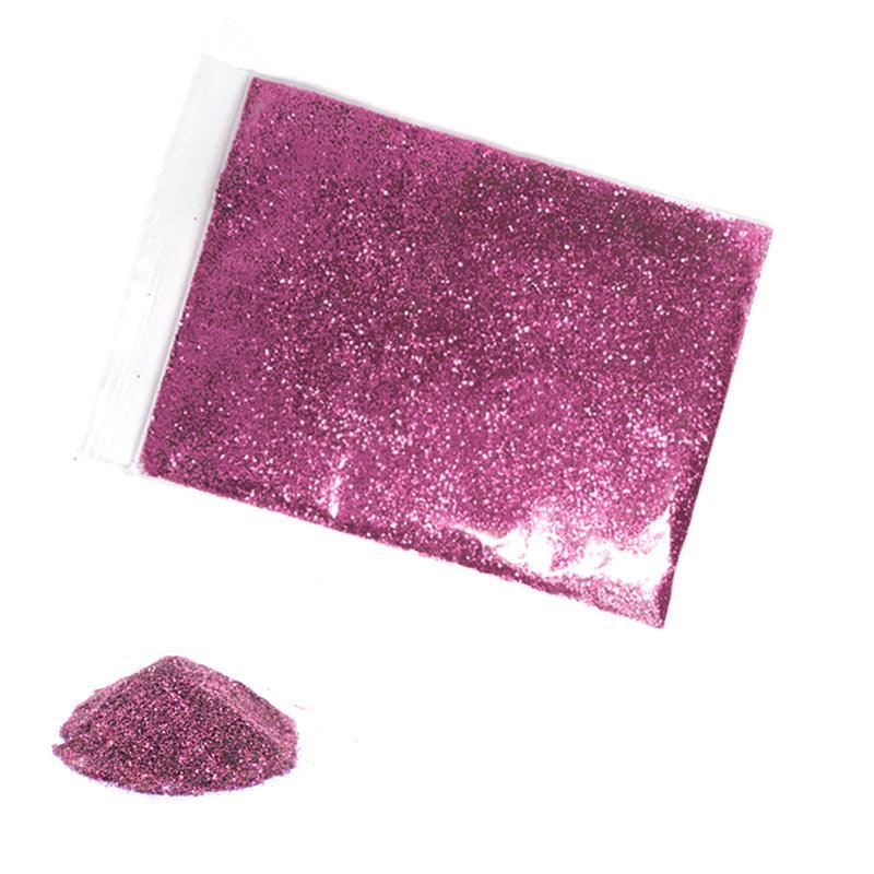 50G Fine Glitter Dust Powder Holographic Iridescent Metallic Body Nail Art Craft - Light Purple