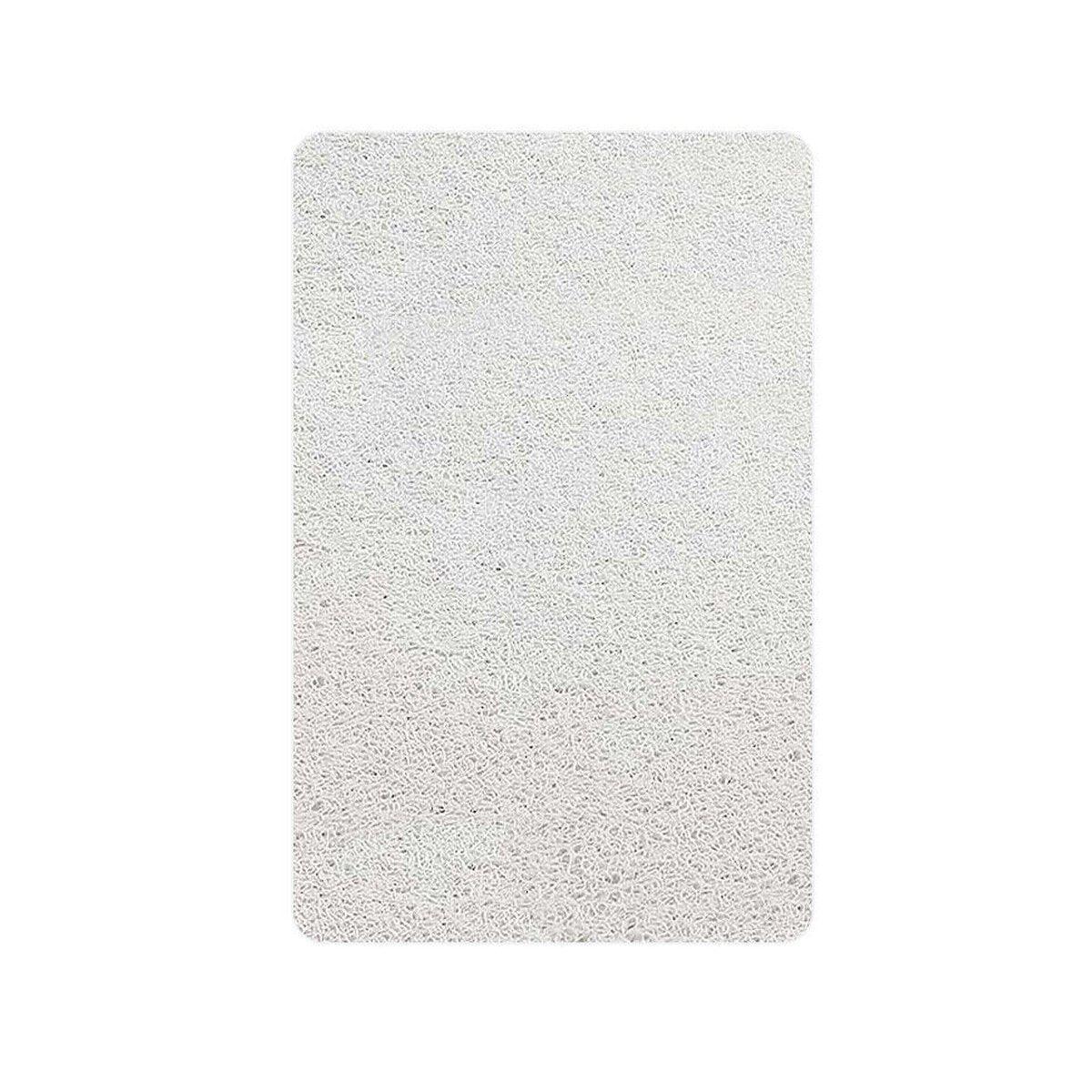 Waterproof Non-Slip Bathroom Shower Mat Anti-Slip Rug Toilet Floor Mat Washable - White-40*60cm