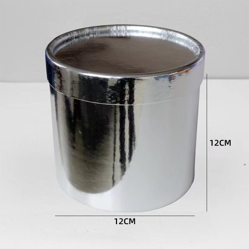 10pcs Clear Round Hug Bucket for Flower Arrangement Bouquet Packaging Supplies - Flower-Bucket-10pcs-Purple