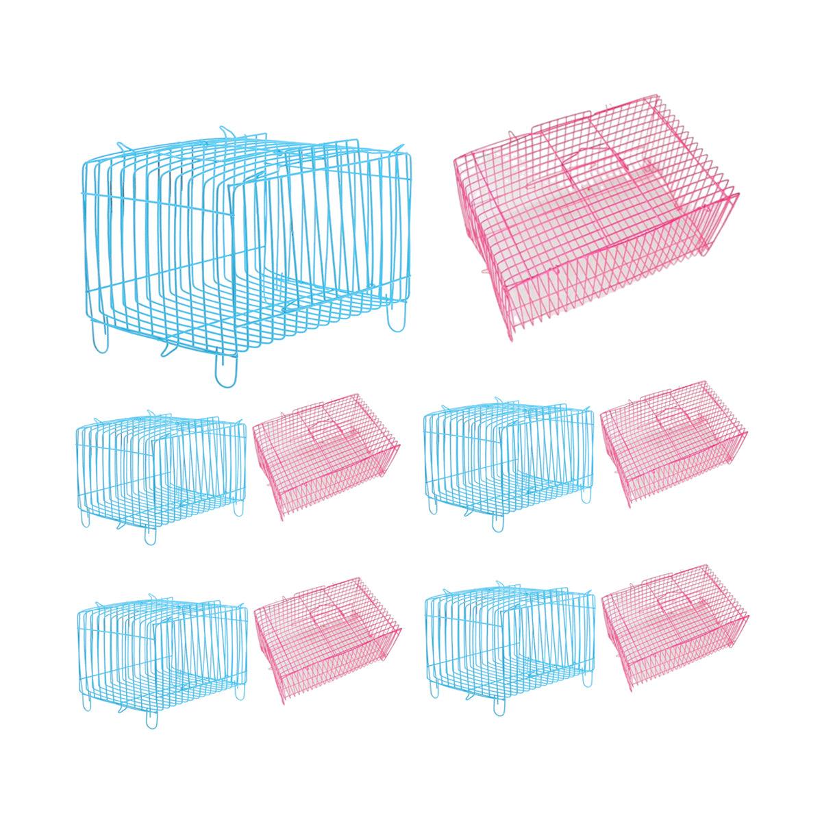 Small Bird Transport Collapsible Cage Travel Pet Carrier Portable Folding Cage - S