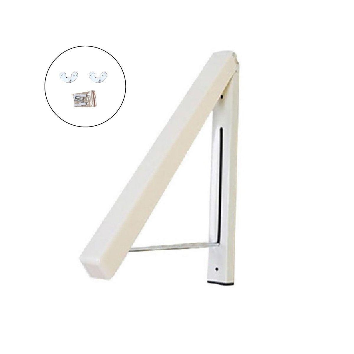 Mini Wall Hanging Retractable Clothes Drying Rack Space Saving Laundry Hanger - B