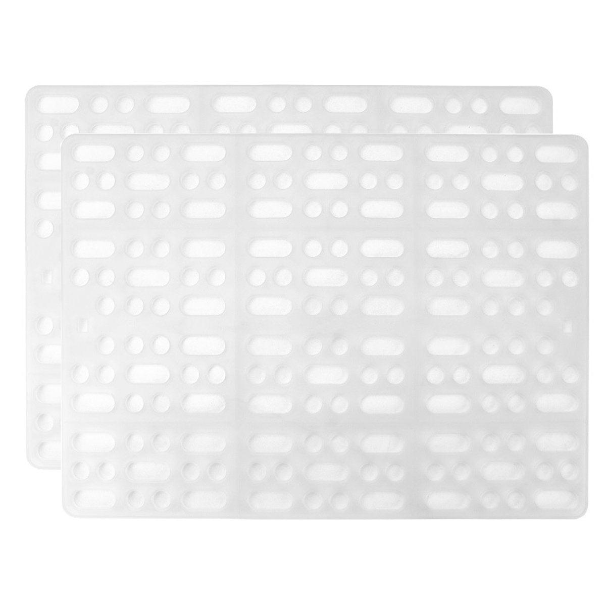 2pcs Rabbit Foot Mat Large Plastic Cage Mat for Guinea Pig Pet Cage Accessories - Blue