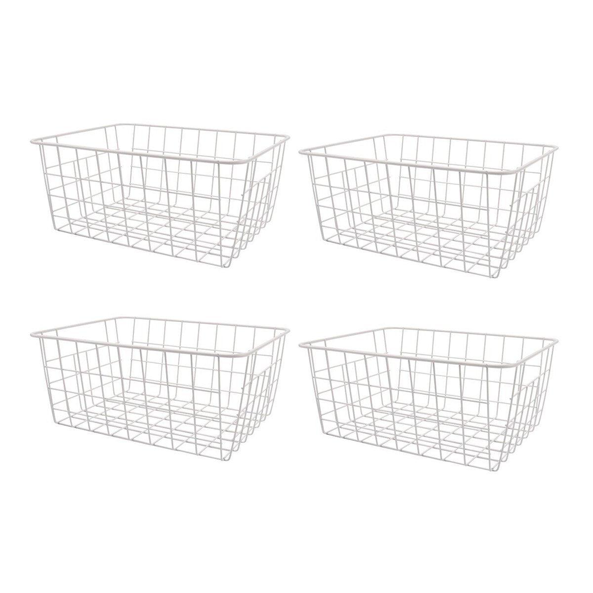 4pcs Fruit Basket Storage Baskets for Kitchen Organization Home Storage Solution