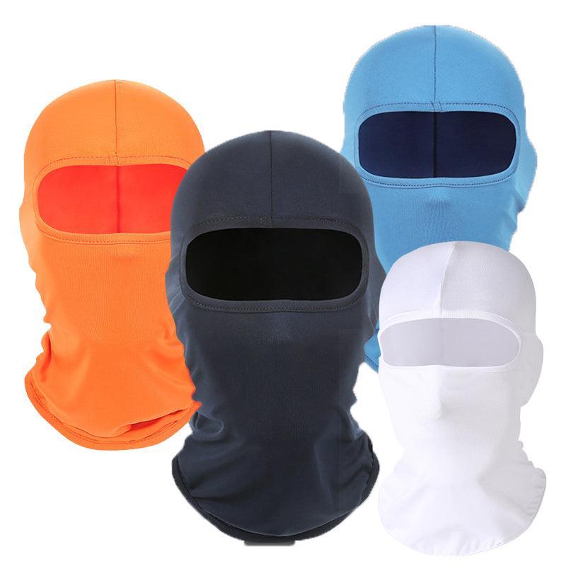 Balaclava Face Mask Uv Protection For Men Women Ski Motorcycle Running Riding - Black