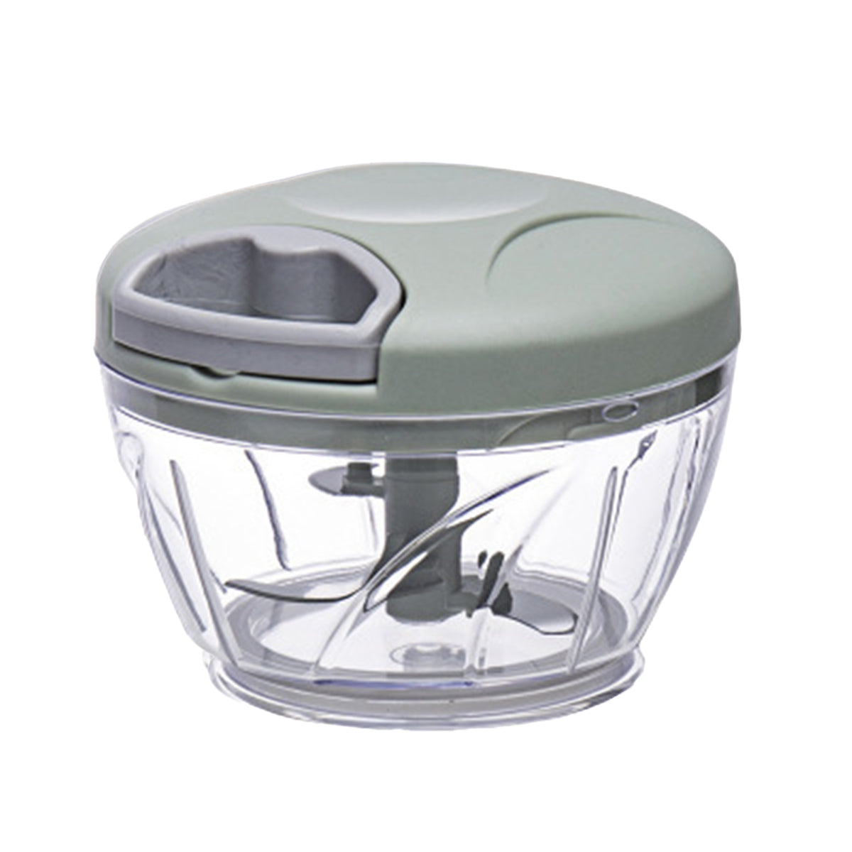 500ml Manual Meat Mincer Garlic Chopper Rotate Garlic Press Crusher Vegetabl - Pink