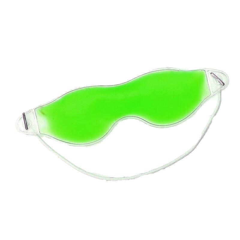 Green Relaxing Gel Eye Mask Cold Pack Warm Hot Heat Ice Cool Pad Puffiness Headache - 2PCS