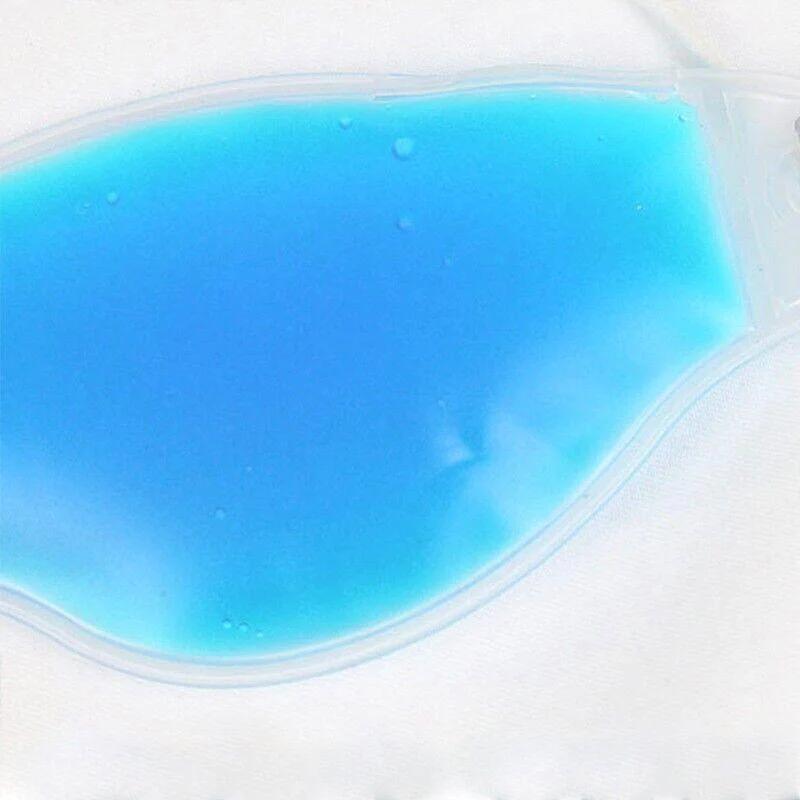 Green Relaxing Gel Eye Mask Cold Pack Warm Hot Heat Ice Cool Pad Puffiness Headache - 2PCS