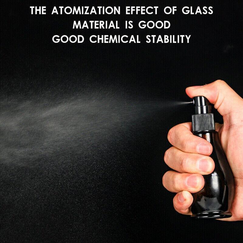 30-100Ml Amber Glass Essential Oil Spray Roller Bottles Mist Sprayer Containers - Upgrade 30 ML 5PCS