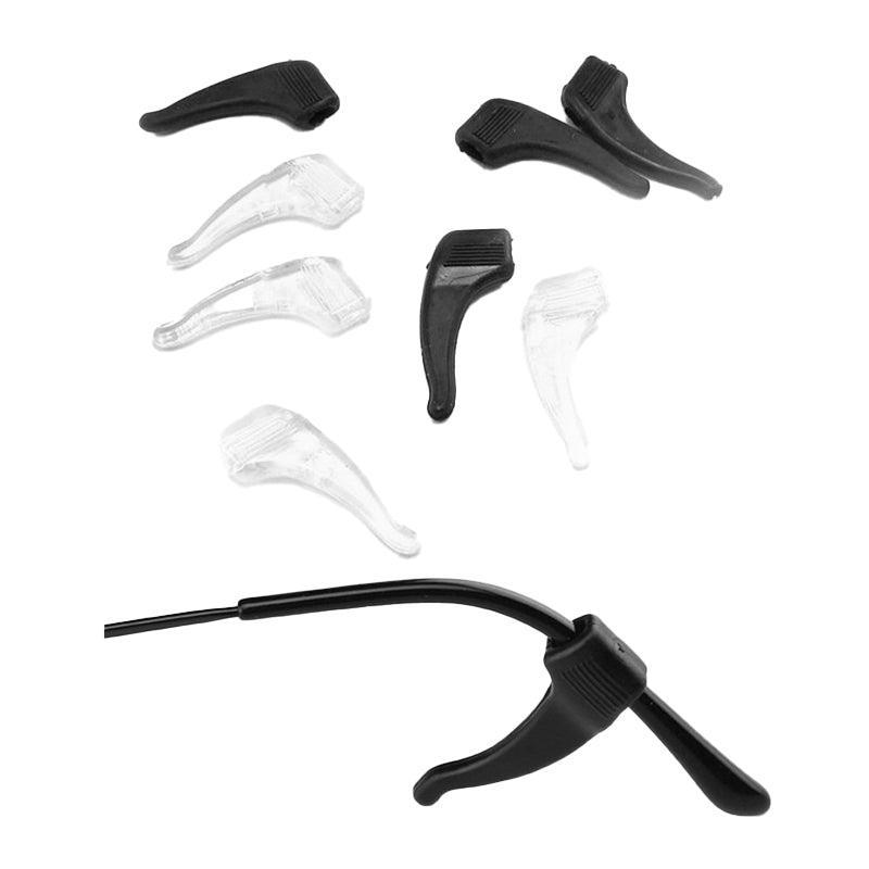 Anti-Slip Tip Ear Grip Silicone Hook Glasses Spectacle Holder Sports Temple Au - Clear