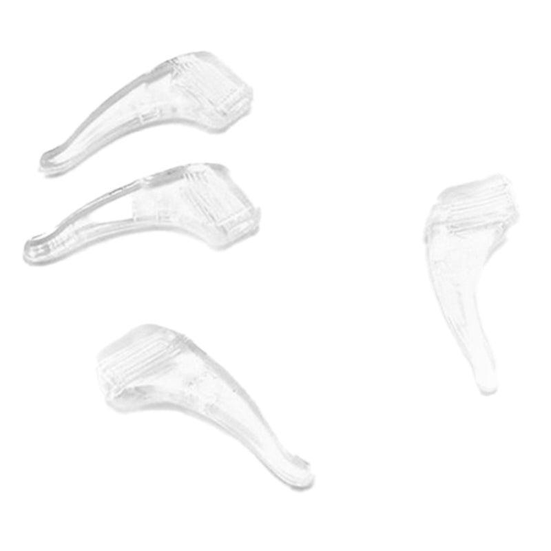 Anti-Slip Tip Ear Grip Silicone Hook Glasses Spectacle Holder Sports Temple Au - Clear