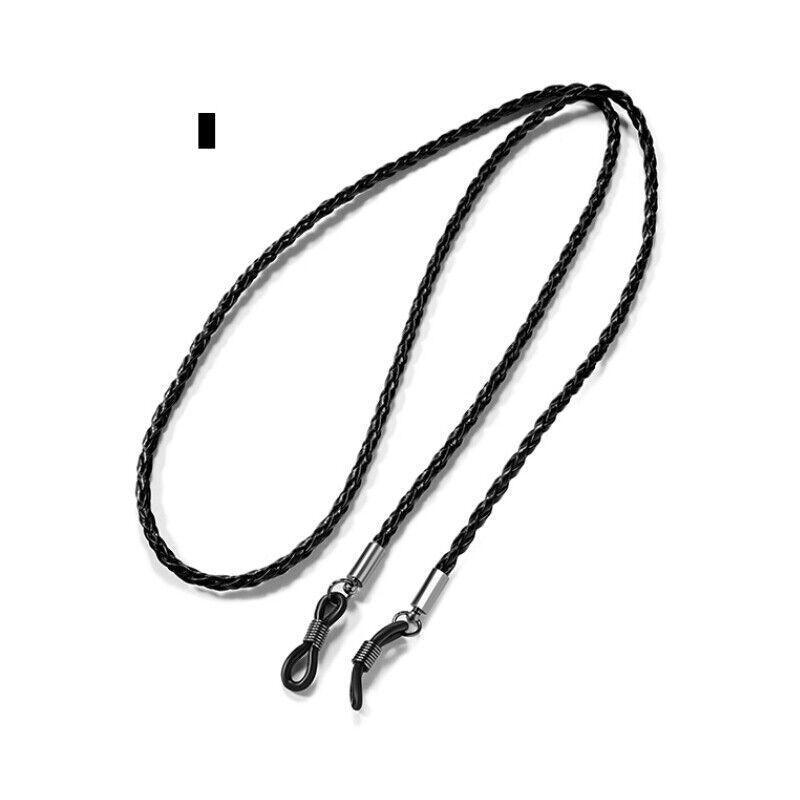 PU Sunglasses Reading Glasses Spectacles Eyeglass Holder Strap Chain - Blue