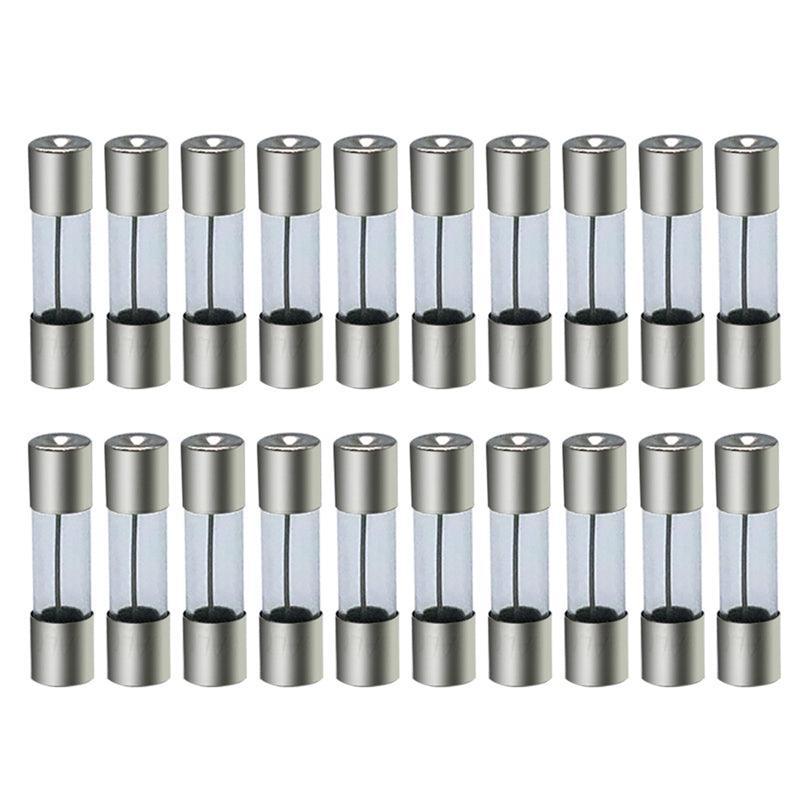 20Pcs M205 Glass Fuse 5Mm X 20Mm Slow Blow 250V / Select From 0.5A To 10A Amp - 20PCS F8A