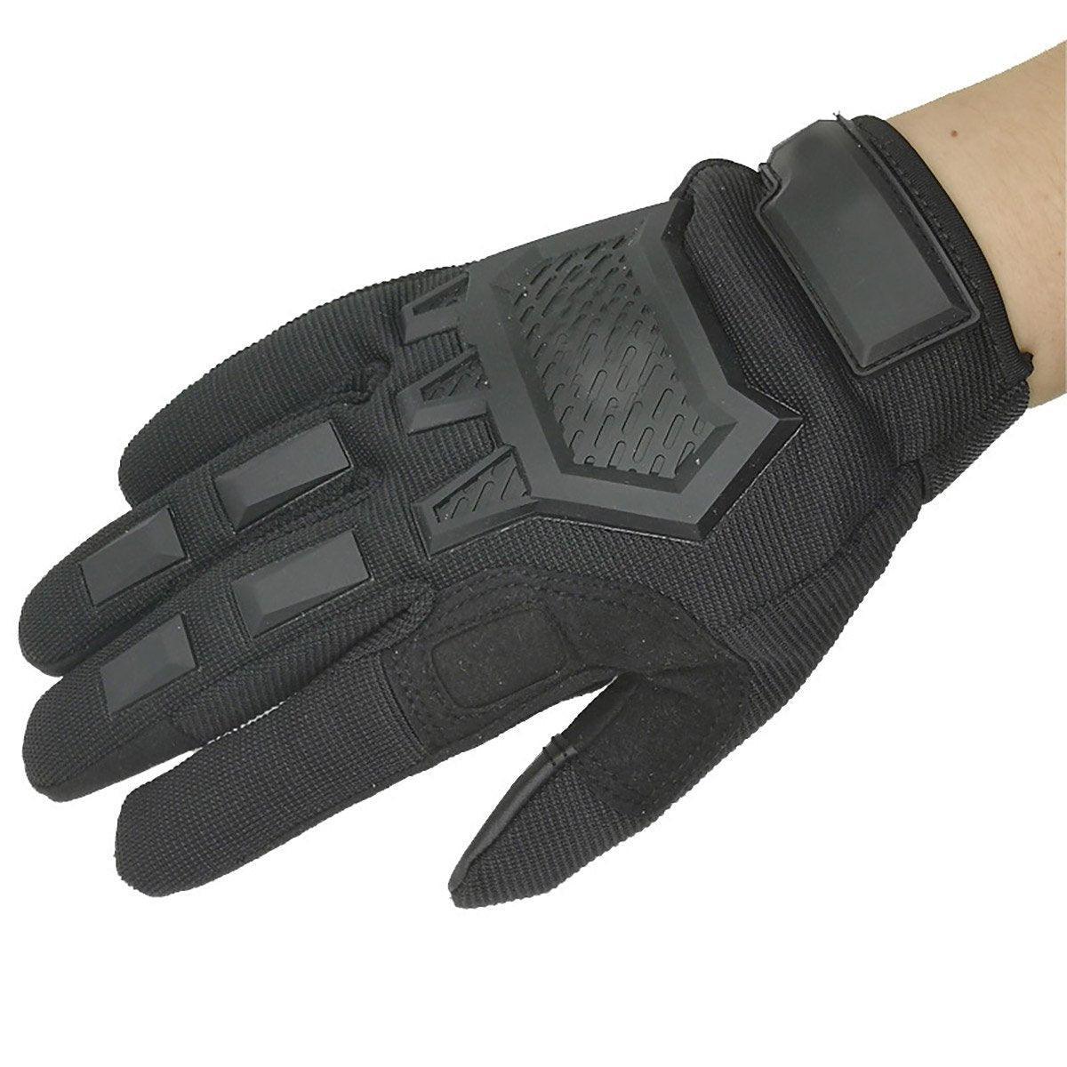 Tactical Full Finger Motorcycle Training Touchscreen Outdoor Sports Gloves - Khaki-XL