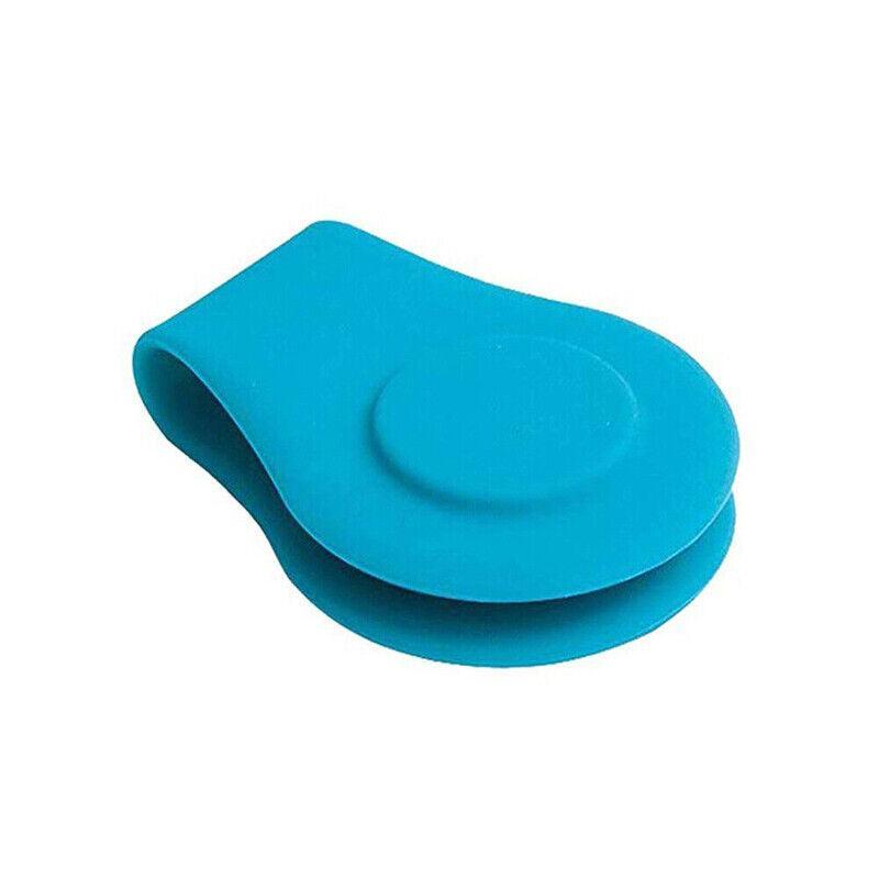 1Pc Silicone Golf Hat Clip Ball Marker Holder with Secure Attachment Design - Orange