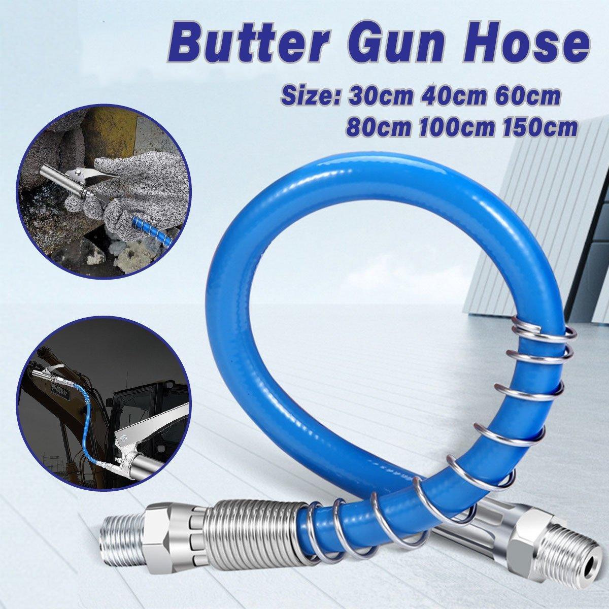 Grease Gun Hose Barrel Nozzle Kit Soft Tube Accessories for Automotive Grease - 150cm
