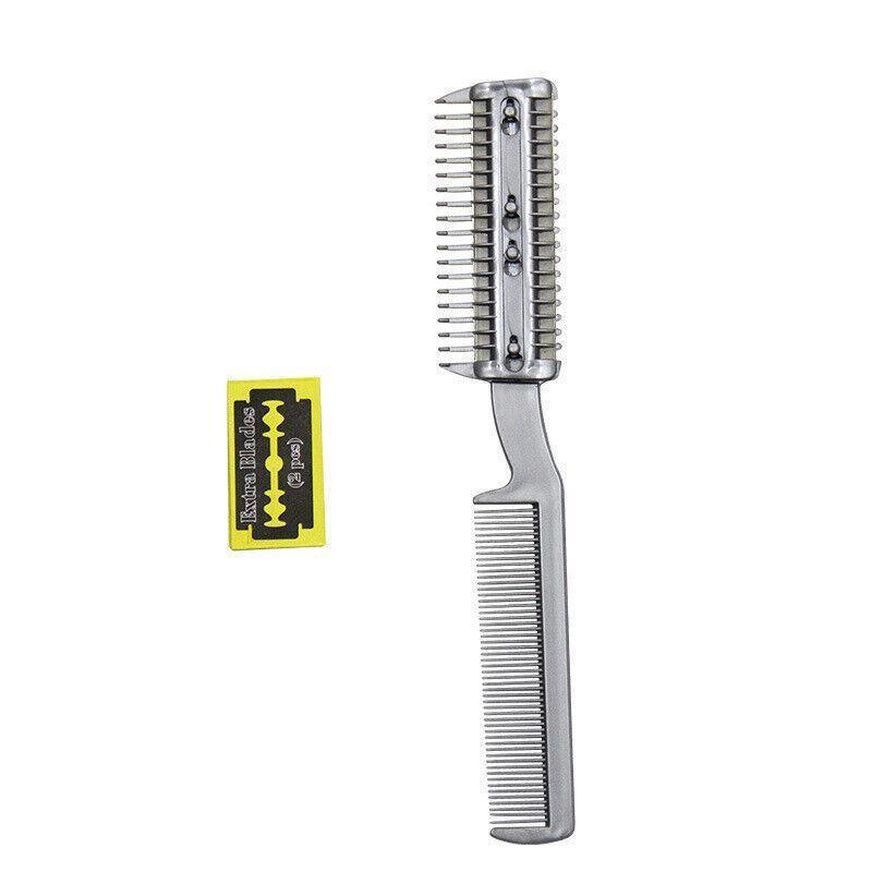 2 Sided Razor Clipper Comb Pet Hair Trimmer Grooming Cutter Dogs Cats Puppy
