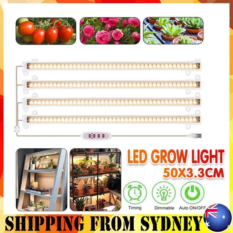Led Grow Light Tube Strip Full Spectrum Lamp For Indoor Plant Flower Veg Growing