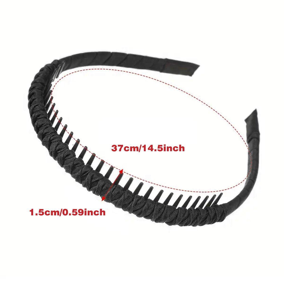 4pcs Headband with Teeth Non Slip Hairband for Women Hair Accessories Holder