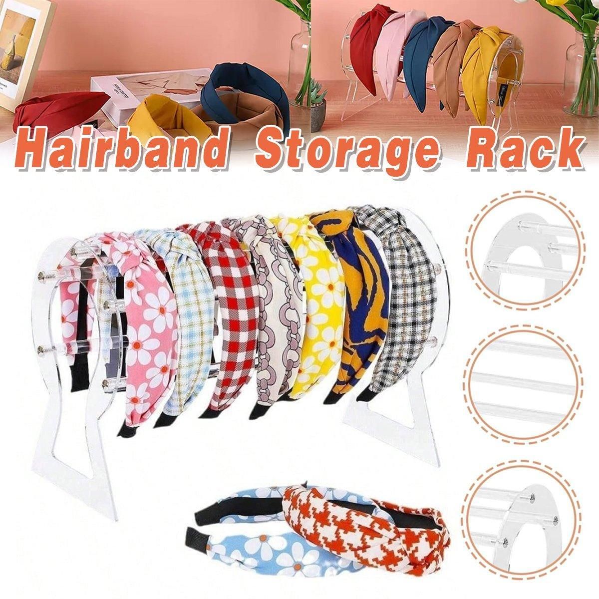 Clear Acrylic Headband Storage Stand