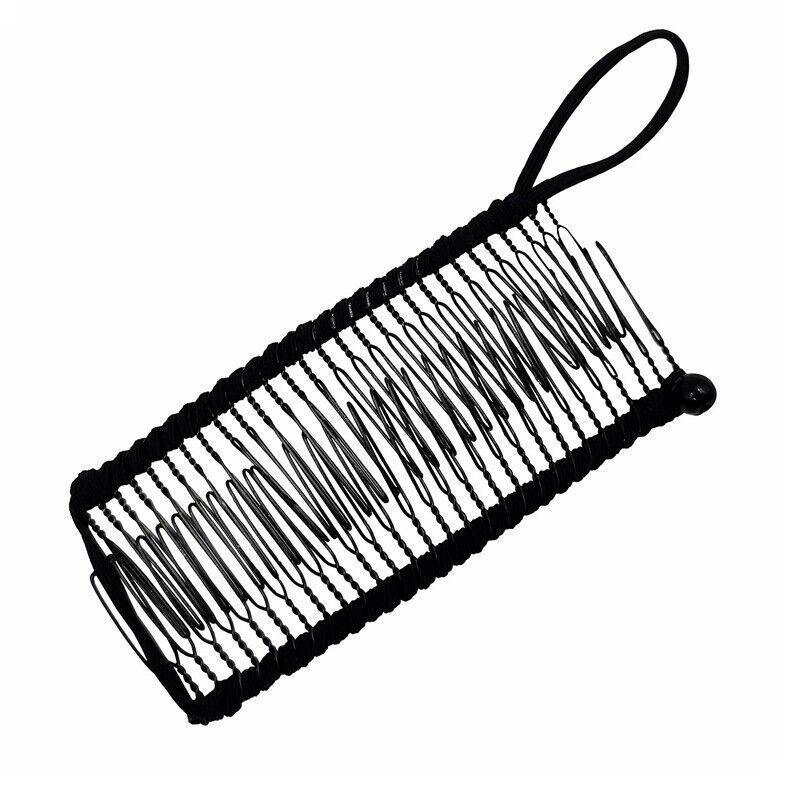 Vintage Banana Hair Clip Christmas Hair Claw Accessory Stretchable Banana Comb - 30 Teeth