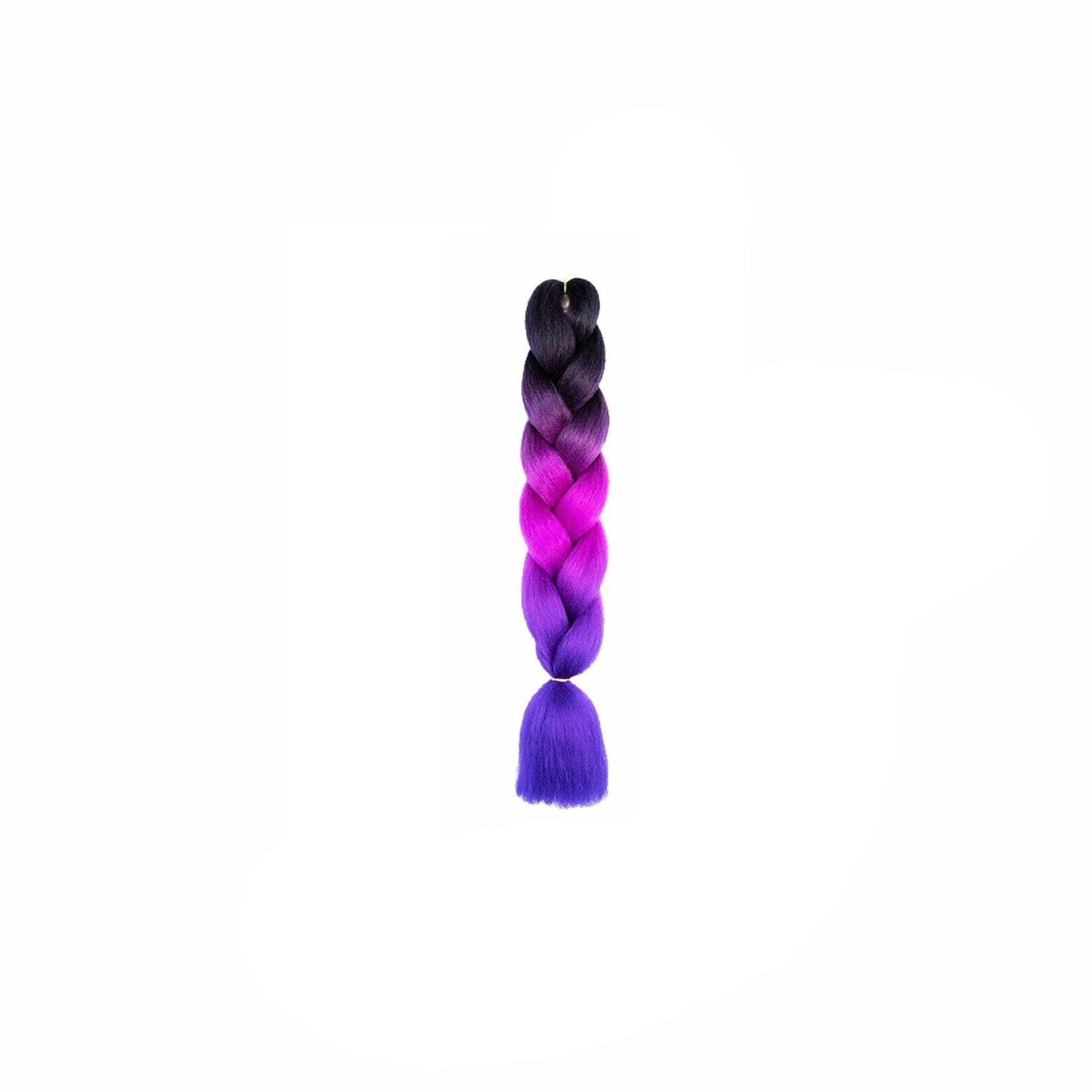 Coloured Jumbo Braiding Hair Extensions Braids Twist Hight Temperature Kanekalon - B1