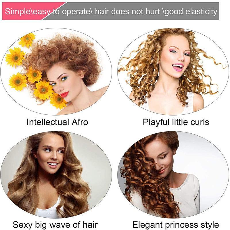 Magic Hair Curler No Heat 40Pcs Leverage Curlers Formers Spiral Styling Rollers