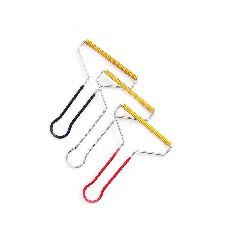 Lint Cleaner Pro Steel Manual Clothes Fluff Remover Fabric Sweater Fuzz Shaver - Red