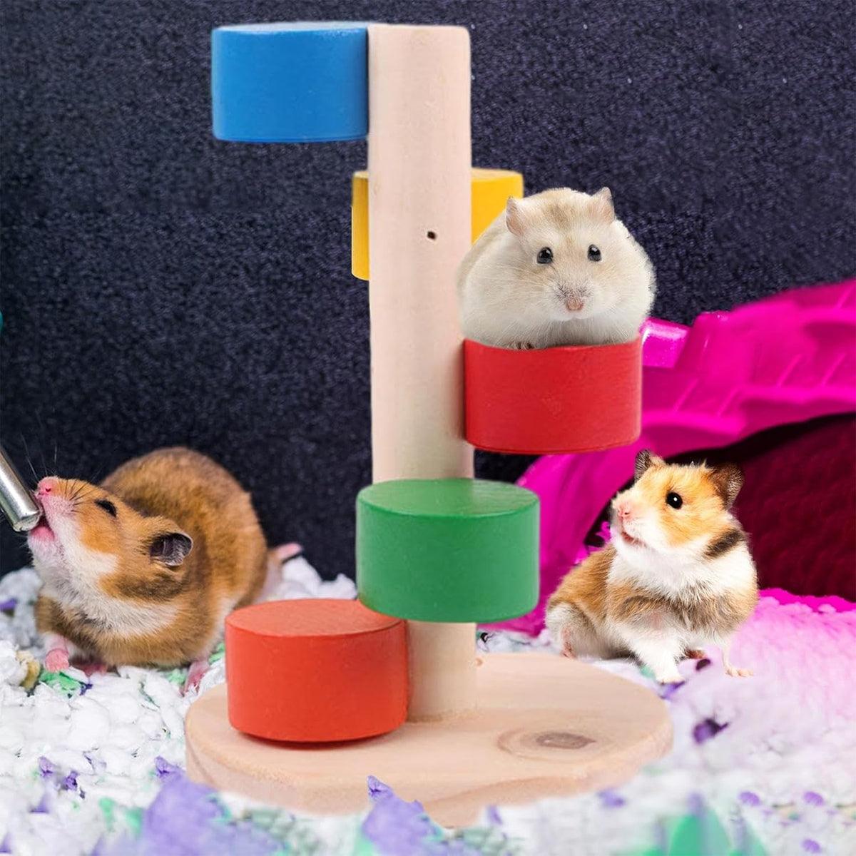 Hamster Toys Colorful Cloud Ladder Climbing Exercise Play Stairs for Cage