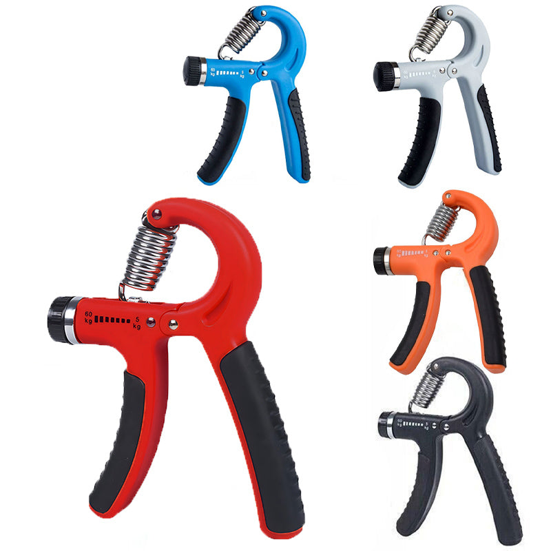 Adjustable Power Hand Grip Forearm Exerciser Gripper Strengthener Trainer 5-60Kg - Red