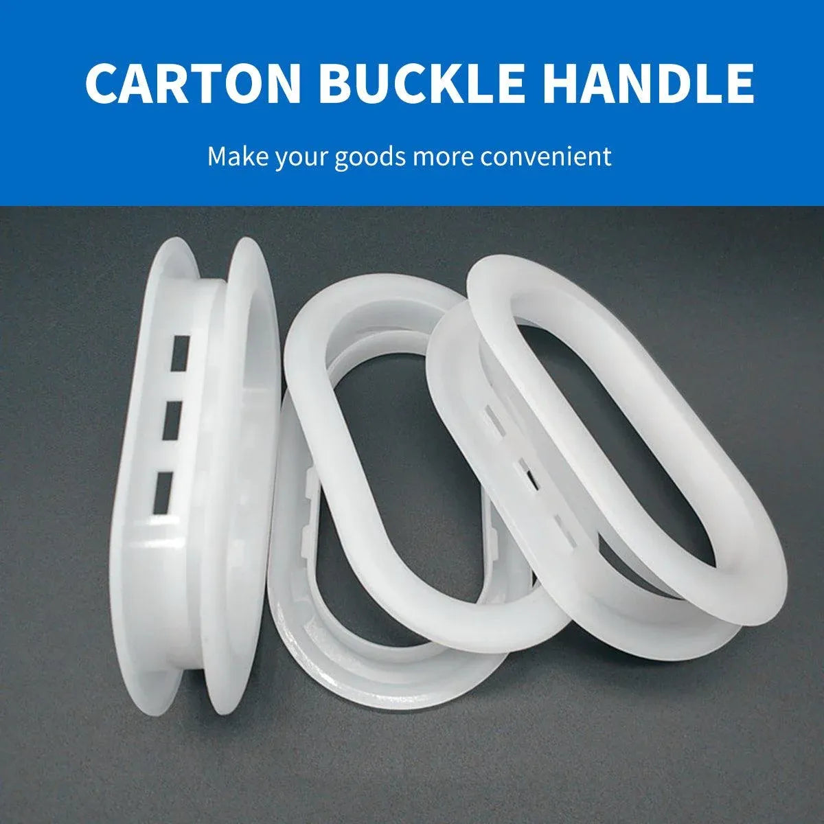 100-Piece Plastic Carton Handle Set