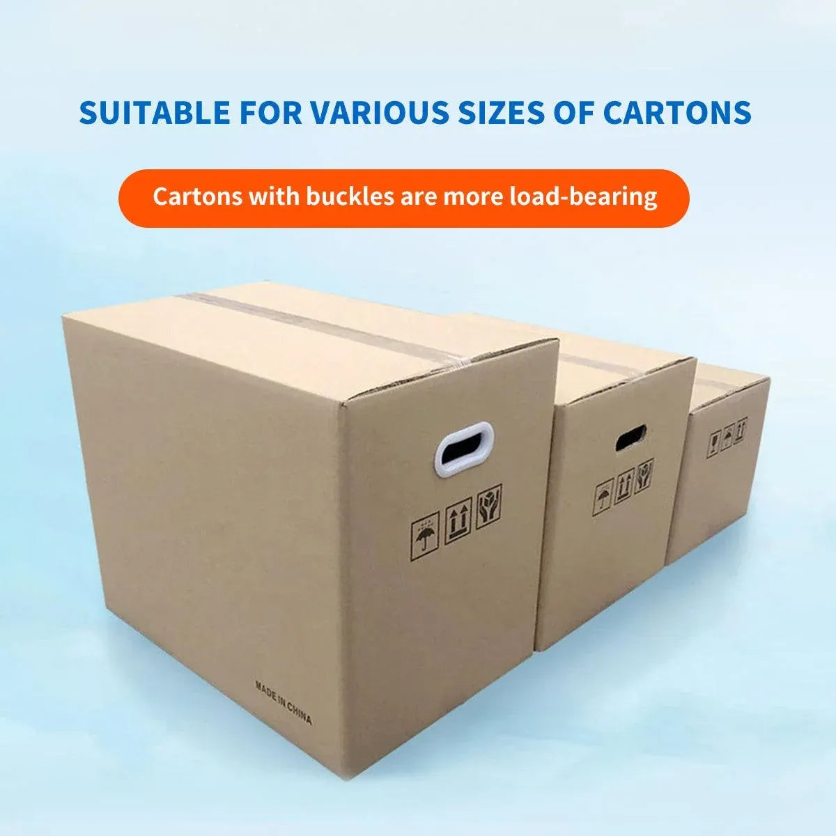 100-Piece Plastic Carton Handle Set