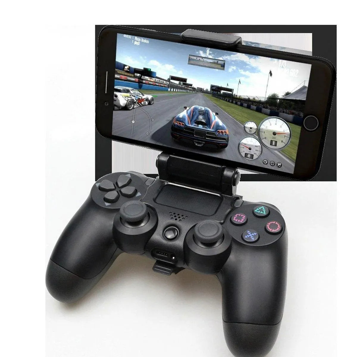 1-Piece Phone Mount Compatible with PlayStation 4 Controller