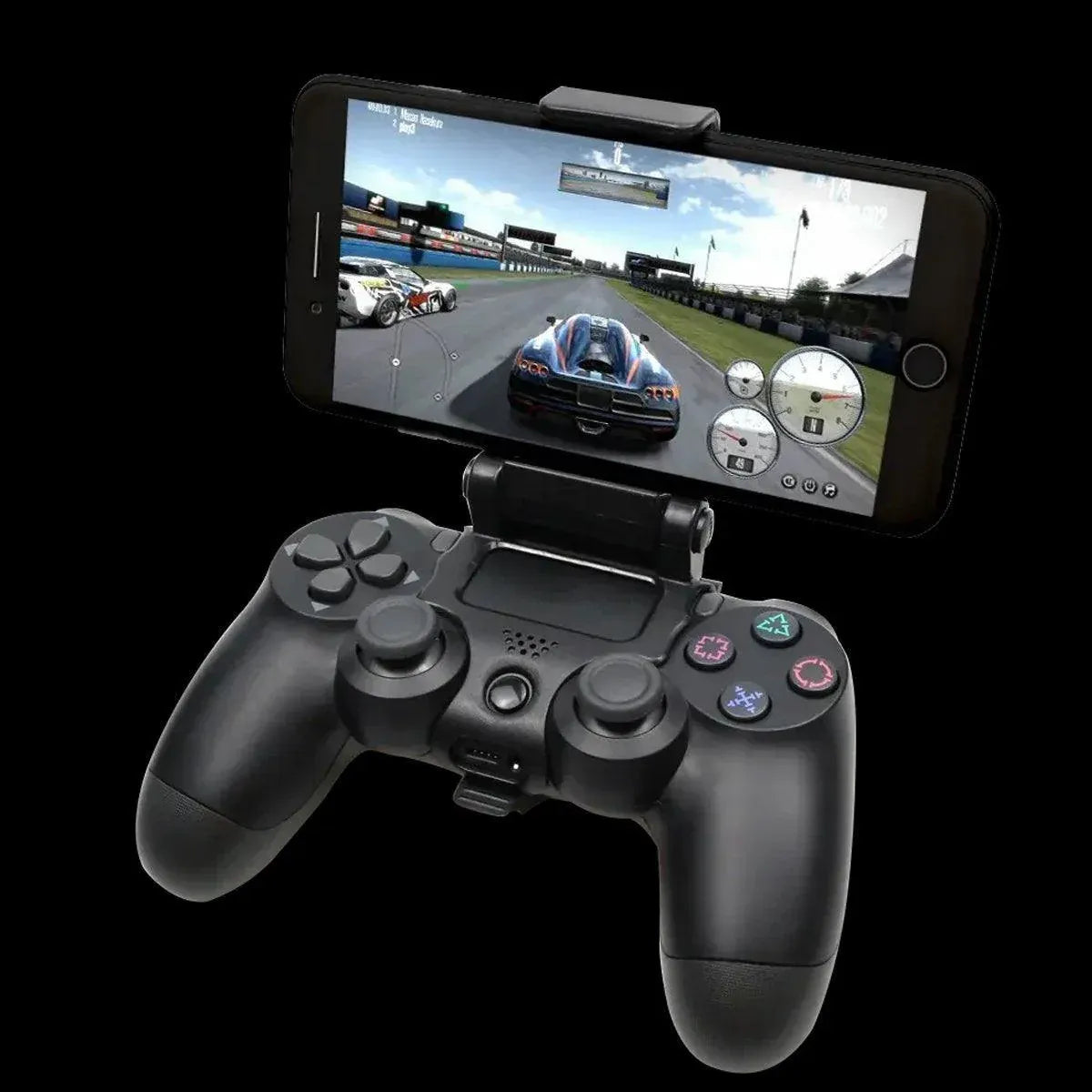 1-Piece Phone Mount Compatible with PlayStation 4 Controller