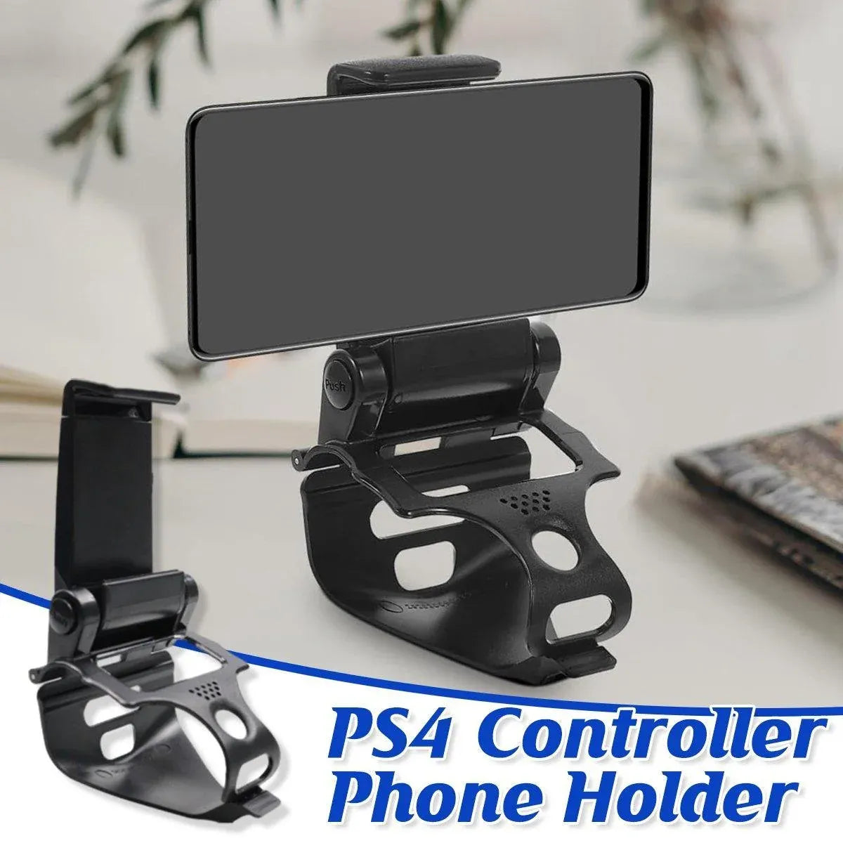1-Piece Phone Mount Compatible with PlayStation 4 Controller