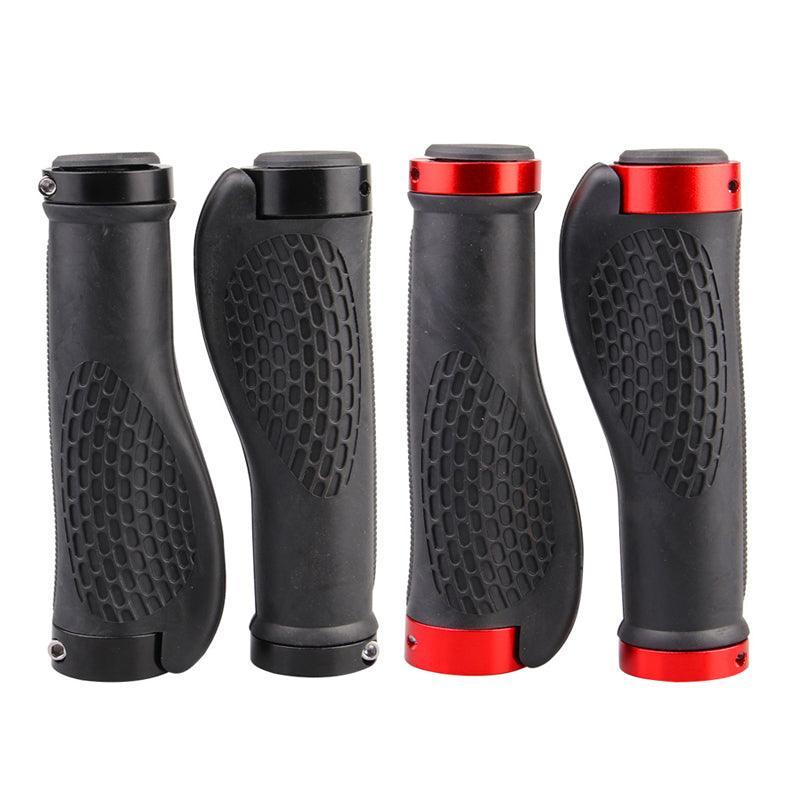 Cycling Lock-On Mtb Ergonomic Mountain Bike Rubber Grips Bicycle Handlebar Au - Black