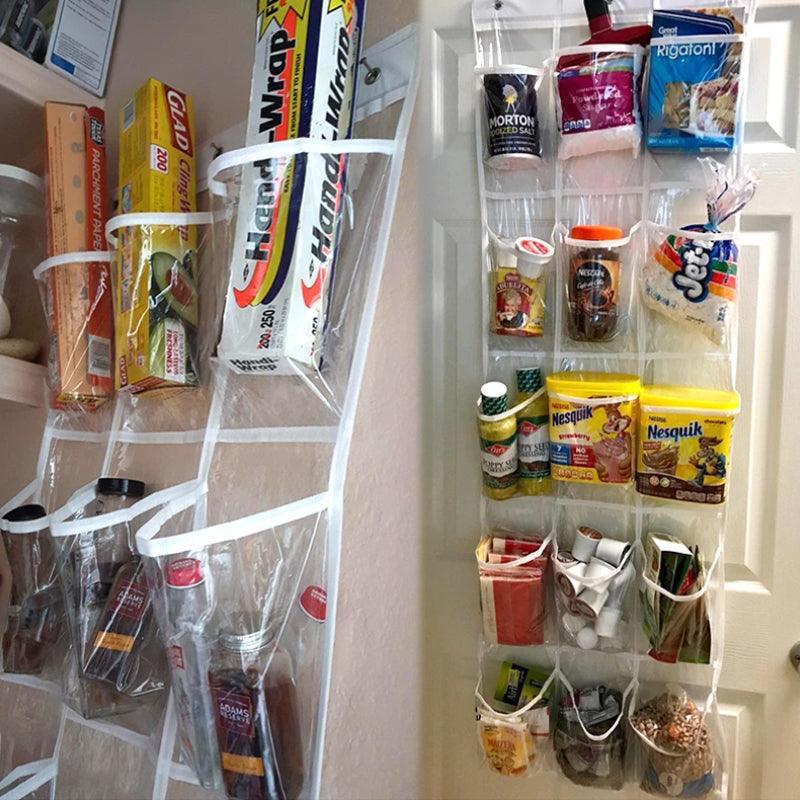 15 Pockets Waterproof Hanging Over The Door Organizer For Accessories Storage