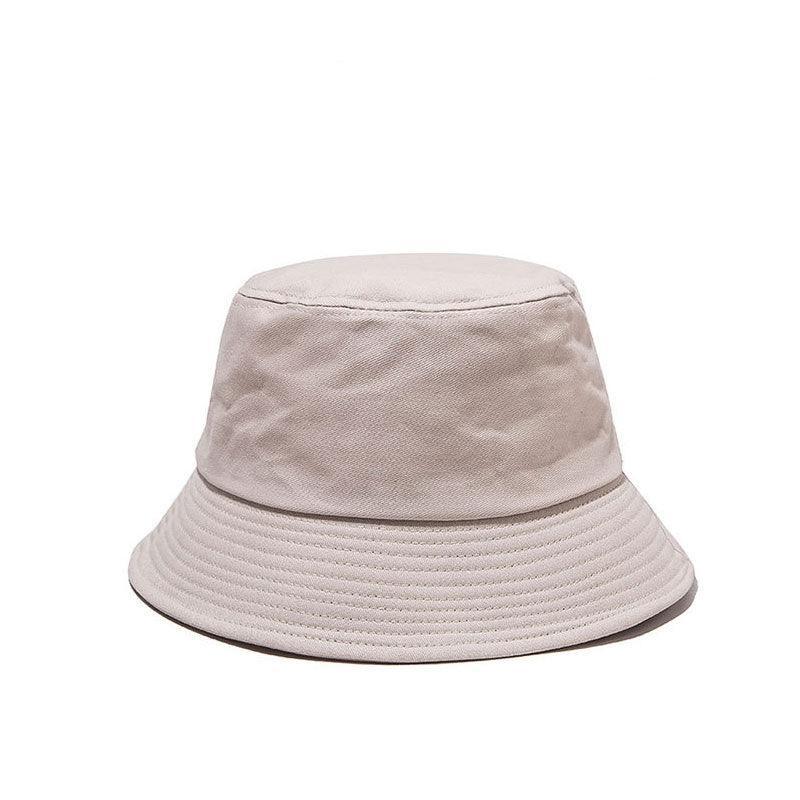 9 Colours Unisex Sun Bucket Hat Perfect for Outdoor Adventures - White